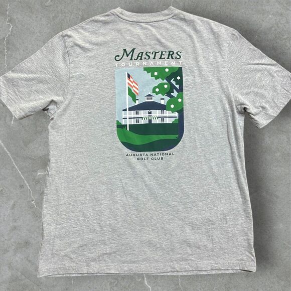 Masters Other - Masters Tournament Augusta National Golf Club Gray T-Shirt Men's Size Large